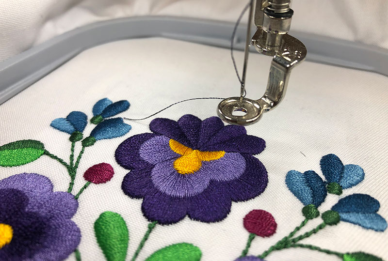 Finished goods embroidery. How not to spoil it?